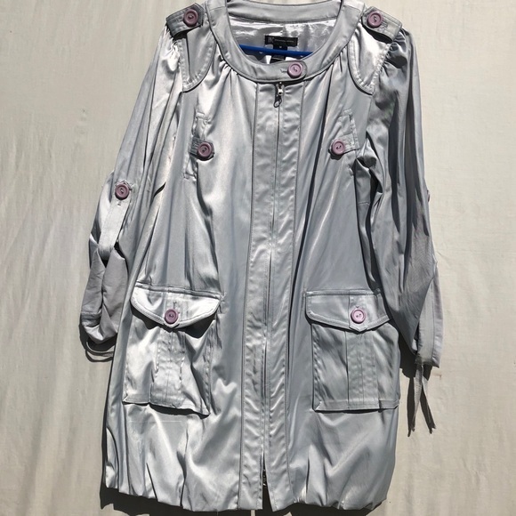 INC International Concepts Jackets & Blazers - INC international gray Trench coat size M